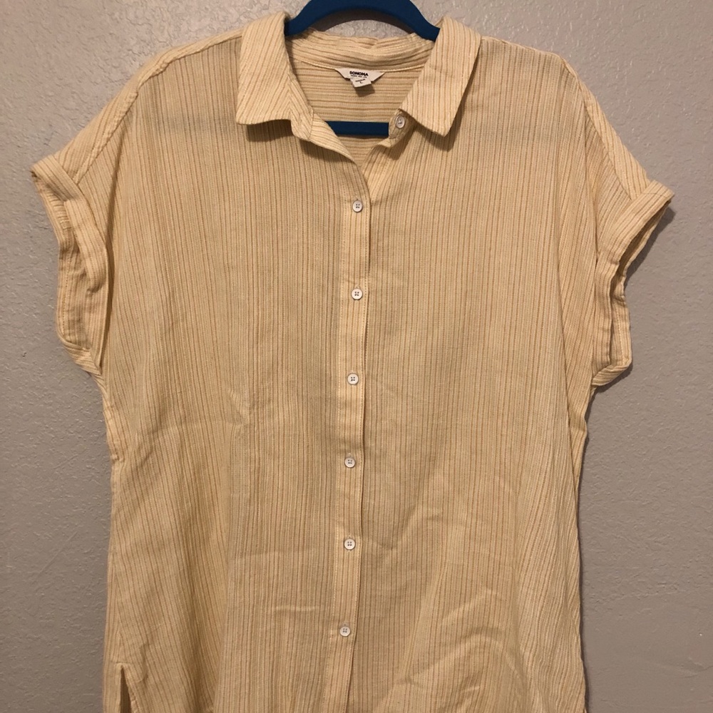 Yellow Button Down Shirt